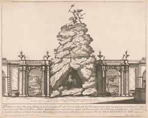 La Prima Macchina pour la Chinea de 1726 : Hercule et l