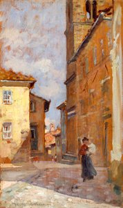 Dans la rue à Volterra