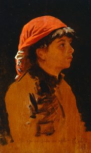 Écharpe rouge - Francesco Gioli