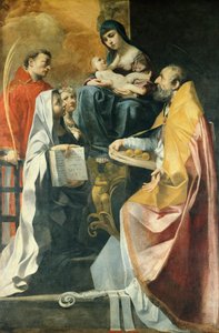 Madone avec quatre saints - Francesco Giovanni Gessi