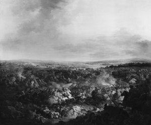 Le premier jour de la bataille de Fribourg, 3 août 1644 - Francesco Giuseppe Casanova