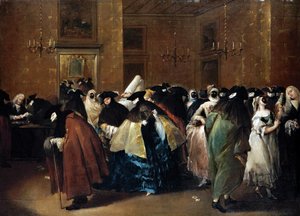 Casino (Il ridotto) à Venise - Francesco Guardi