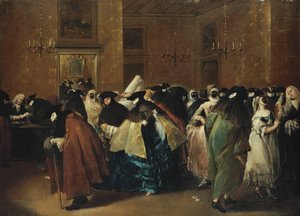 Casino Il ridotto à Venise - Francesco Guardi
