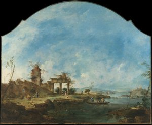 Paysage fantastique - Francesco Guardi