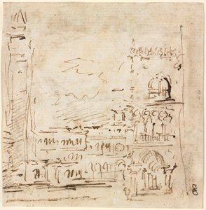 Piazza San Marco avec le Palais des Doges - Francesco Guardi