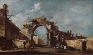 Arc en ruine, 177593 - Francesco Guardi