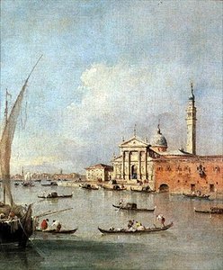 S. Giorgio Maggiore, vu de la Giudecca - Francesco Guardi