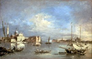 San Giorgio Maggiore depuis le Bacino di San Marco - Francesco Guardi