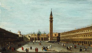 La Piazza San Marco, Venise, vue vers l