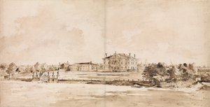 La Villa Loredan, près de Trévise, vers 1778 - Francesco Guardi
