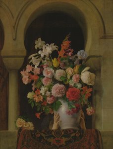 Un Vase de Fleurs à la Fenêtre d