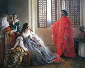 Caterina Cornaro reçoit la nouvelle de la déposition de la reine de Chypre