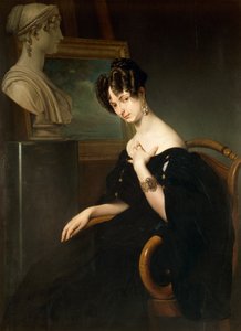 Portrait de Cristina Trivulzio Belgiojoso - Francesco Hayez