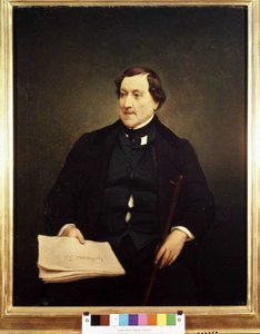 Portrait de Gioacchino Rossini (1792-1868) - par Hayez, Musée de Brera, Milan - Francesco Hayez