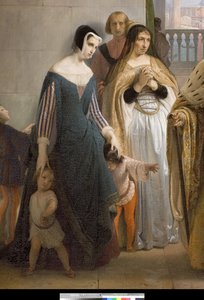 La dernière rencontre entre Jacopo Foscari et sa famille avant l