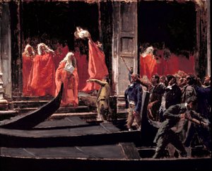 Dernière séance du Sénat de la République de Venise lors de son entrée dans le Royaume d