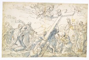 La découverte de la Vraie Croix - Francesco La Marra
