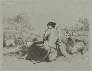Bergère assise - Francesco Londonio