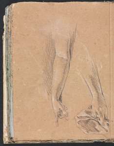 Carnet de croquis de Vérone : bras et mains avec draperie (page 78) - Francesco Lorenzi
