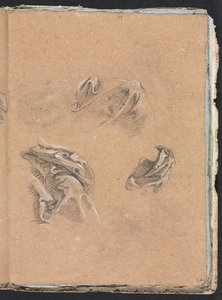Carnet de croquis de Vérone : Études de draperie page 69, 1760