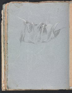 Carnet de croquis de Vérone : étude de draperie (page 48)