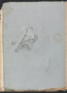 Carnet de croquis de Vérone : Étude de draperie page 10, 1760