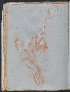 Carnet de croquis de Vérone : Étude de draperie (page 38) - Francesco Lorenzi