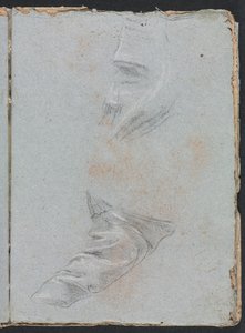 Carnet de croquis de Vérone : Étude de draperie page 39, 1760 - Francesco Lorenzi