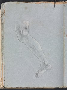 Carnet de croquis de Vérone : Jambe gauche (page 28)