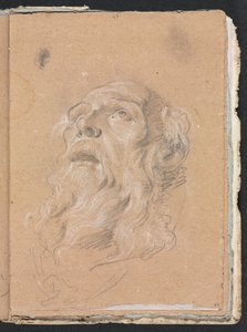 Carnet de croquis de Vérone : Tête masculine page 89, 1760