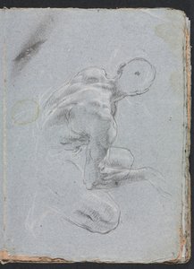 Carnet de croquis de Vérone : Nu masculin de dos (détail)