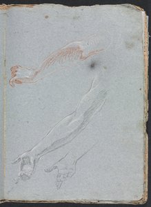 Carnet de croquis de Vérone : Étude de mains et de bras page 29