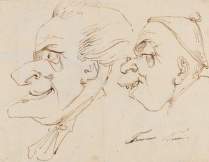 Page de caricatures - Francesco Nenci