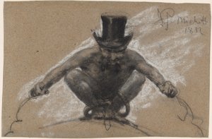Satan Monte et Conduit le Monde - Francesco Paolo Michetti