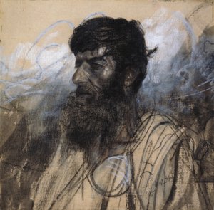 Étude de tête pour infirmes - Francesco Paolo Michetti