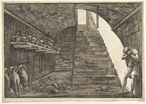 Scène de prison - Francesco Piranesi