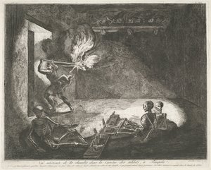 Caserne de soldats à Pompéi - Francesco Piranesi