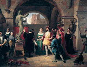 Le roi de France François Ier (1494-1547) visite l