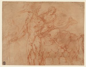Centaure et Lapith - Francesco Primaticcio