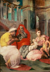 La Sainte Famille avec Sainte Élisabeth et Saint Jean-Baptiste, 1541-3 - Francesco Primaticcio
