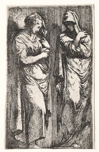 Deux femmes romaines - Francesco Primaticcio