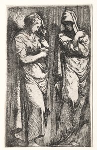 Deux femmes romaines - Francesco Primaticcio
