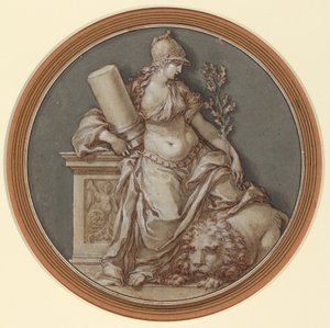 Allégorie de la Fortitude - Francesco Rosaspina