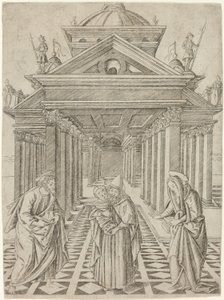 La Présentation au Temple, planche quatre de la Vie de la Vierge et du Christ