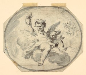 Conception pour un plafond peint - Francesco Saverio Mergolo