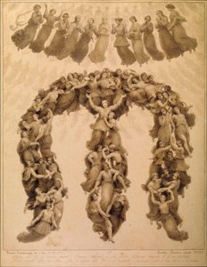 Illustration de la Divine Comédie de Dante Alighieri Paradiso chant XVIII - Francesco Scaramuzza