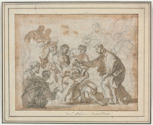 Un miracle de Saint Maurus - Francesco Solimena