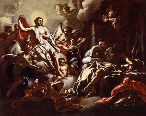 Le Christ apparaissant en rêve à Saint Martin, c.1733 - Francesco Solimena