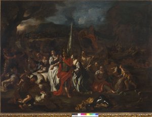 David vainqueur des Amalécites, 1720-21