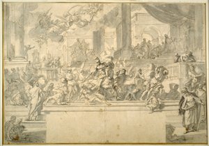 Héliodore chassé du Temple - Francesco Solimena